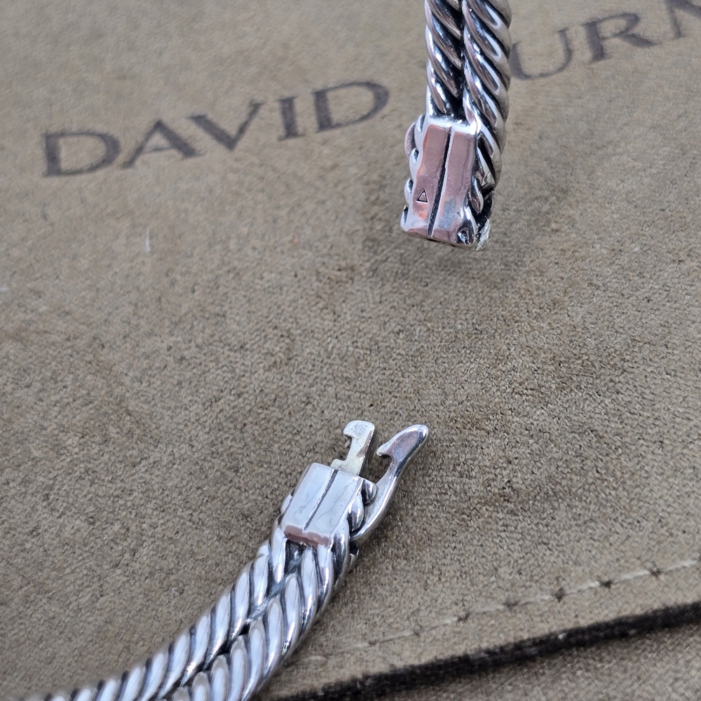 David Yurman Prasiolite & Diamond Albion Bracelet - Picture 11 of 11